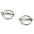 TFI Racing Snap Ring Chrome Finish Replacement for Hood Pin Kit-set 2
