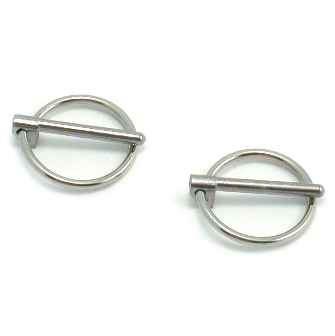 TFI Racing Snap Ring Chrome Finish Replacement for Hood Pin Kit-set 2