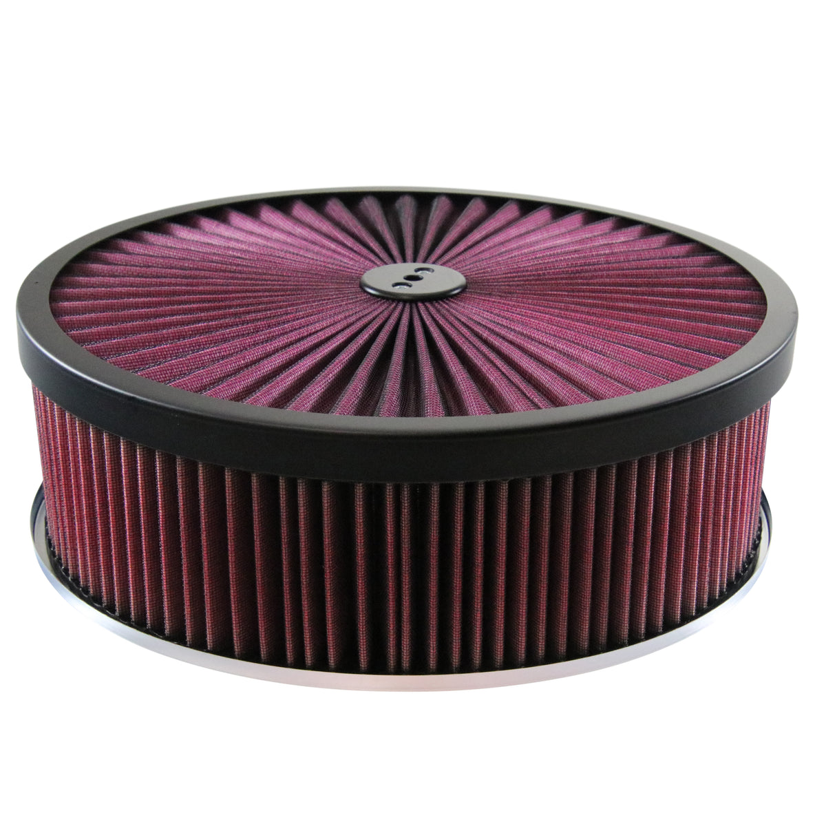 TFI Racing Superflow Air Filter Cleaner 14" x 4" Holley Edelbrock Recessed Base