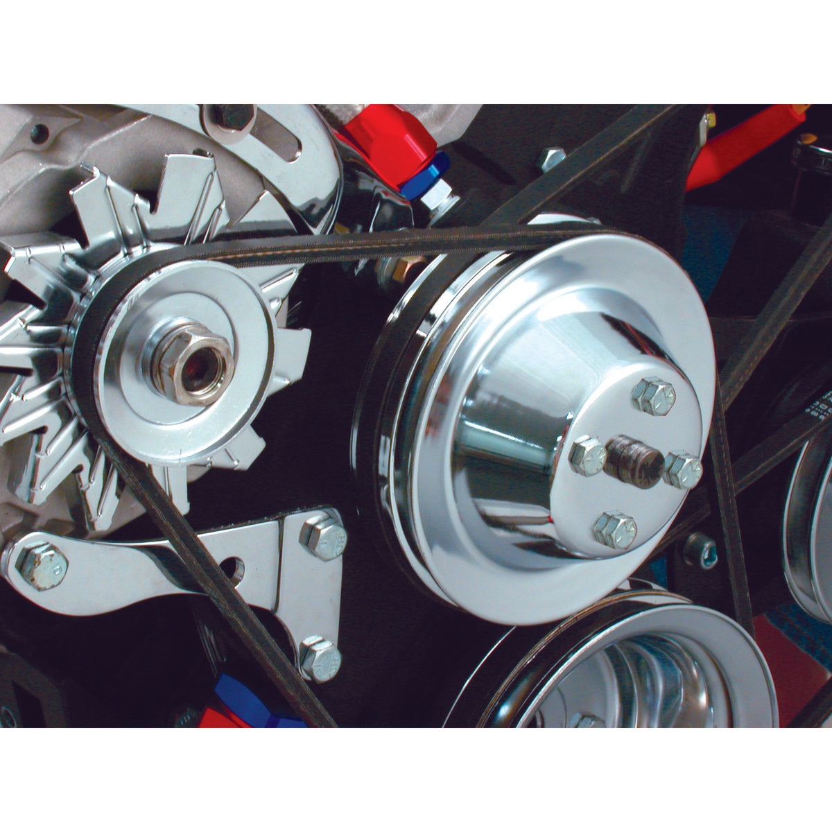 TFI Racing Pulley Water Pump Double Groove LWP Small Block Chevrolet 265-400