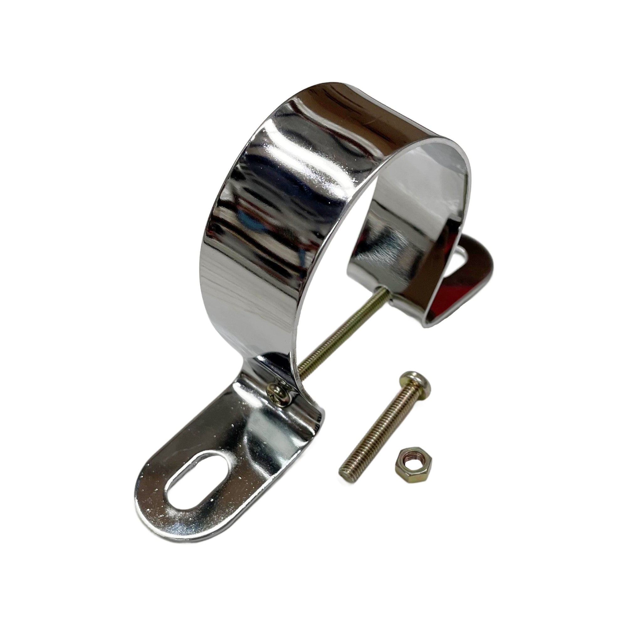 TFI Racing Coil Bracket Chrome Steel Standard Universal Style with hardware