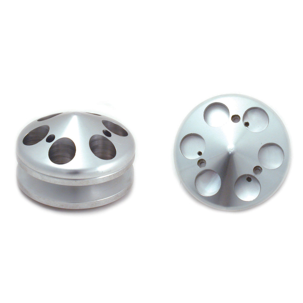 TFI Racing Pulley Alternator Single Groove + Nose Cover Machined Alloy SB Chev