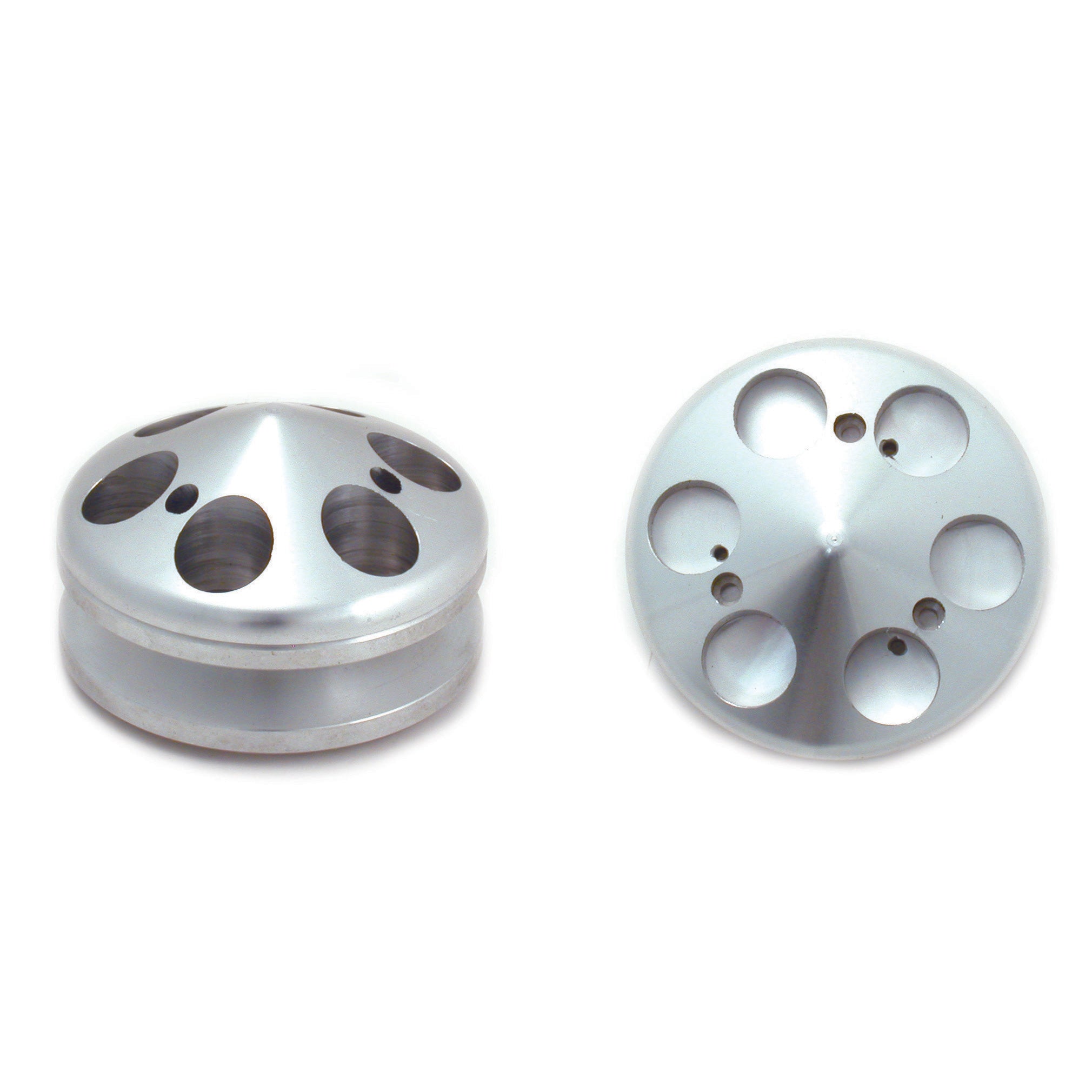 TFI Racing Pulley Alternator Single Groove + Nose Cover Machined Alloy SB Chev