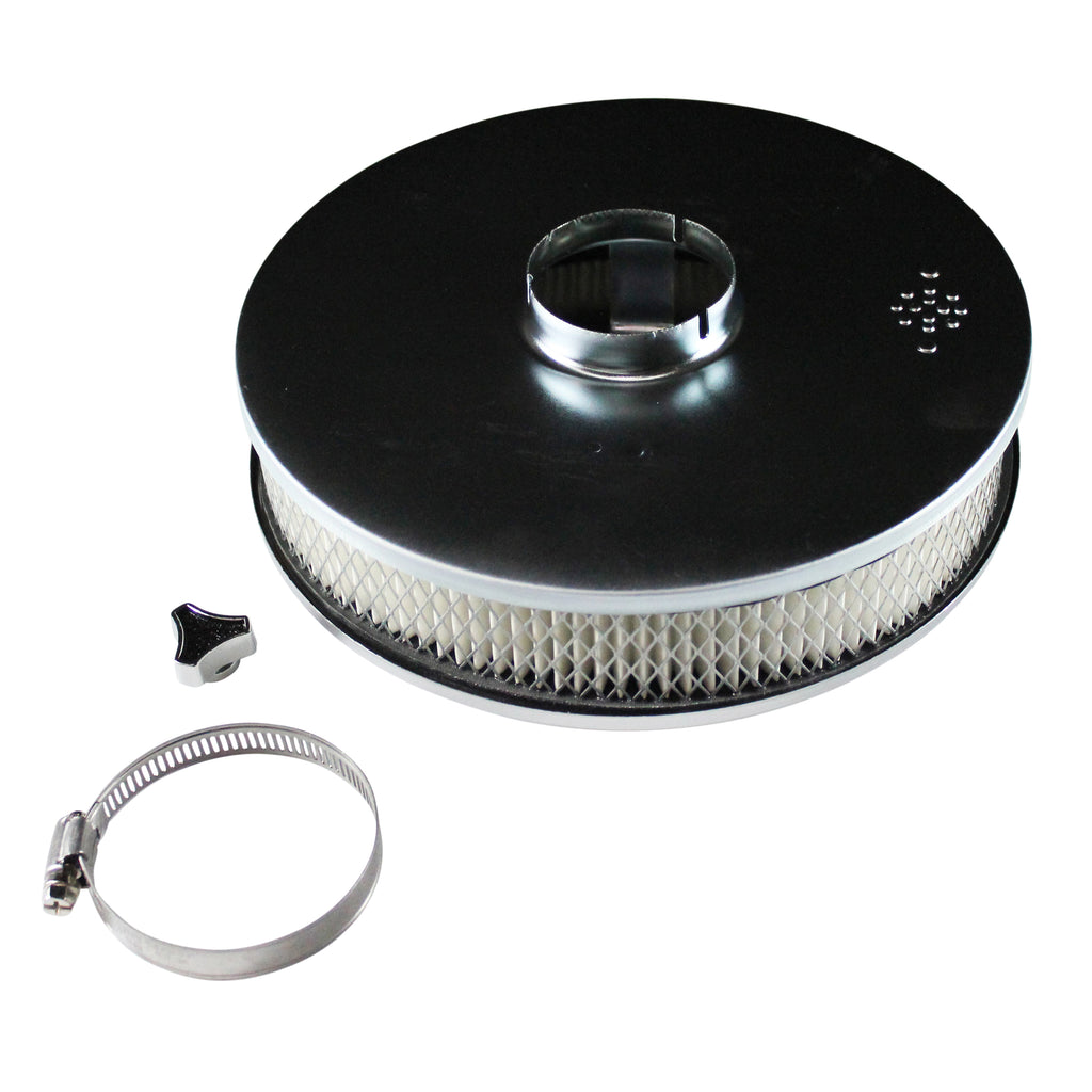 TFI Racing Air Cleaner 9" Wide x 2" Tall Suit 2-5/16" Single Barrel Stromberg