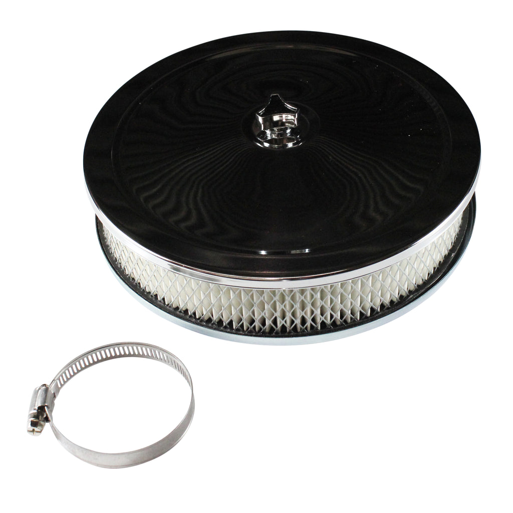 TFI Racing Air Cleaner 9" Wide x 2" Tall Suit 2-5/16" Single Barrel Stromberg