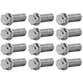 TFI Racing Extractor/Header Bolts 3/8"-16 x 1" Long set of 12 Chrome Finish