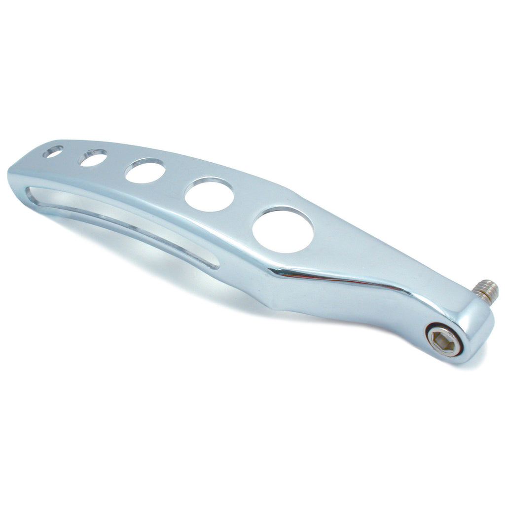 TFI Racing Alternator Bracket Upper Small Block Chevrolet LWP Chrome 1976-86