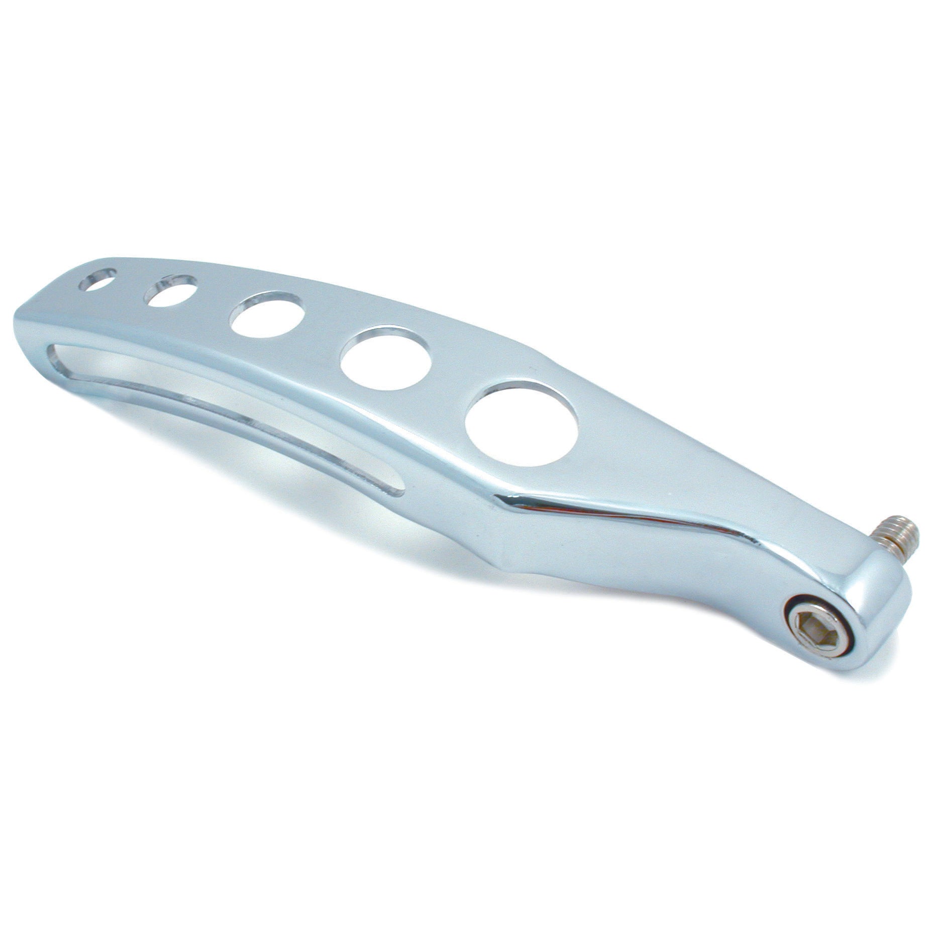 TFI Racing Alternator Bracket Upper Small Block Chevrolet LWP Chrome 1976-86