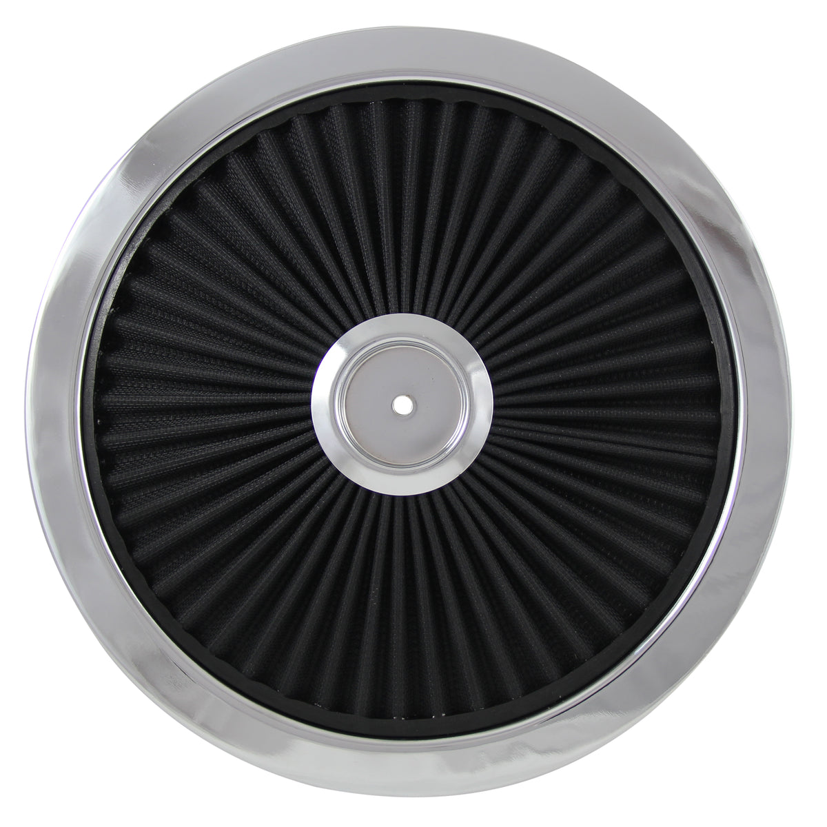 TFI Racing Extraflow Black Element Chrome Air Filter 14" Top Cotton Pleated