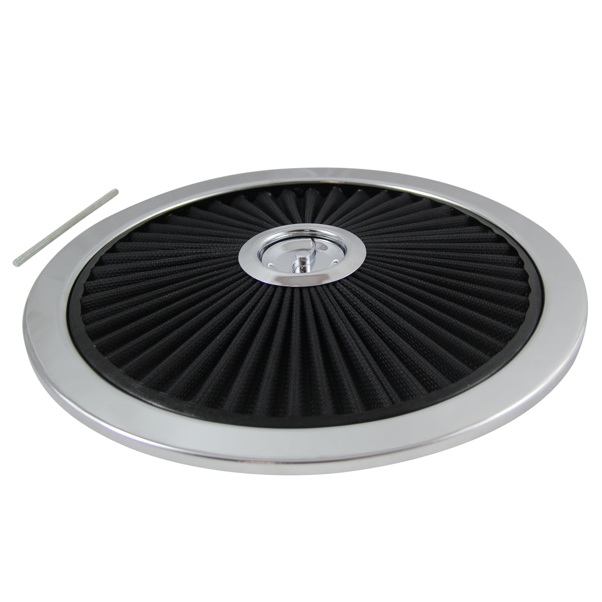 TFI Racing Extraflow Black Element Chrome Air Filter 14" Top Cotton Pleated