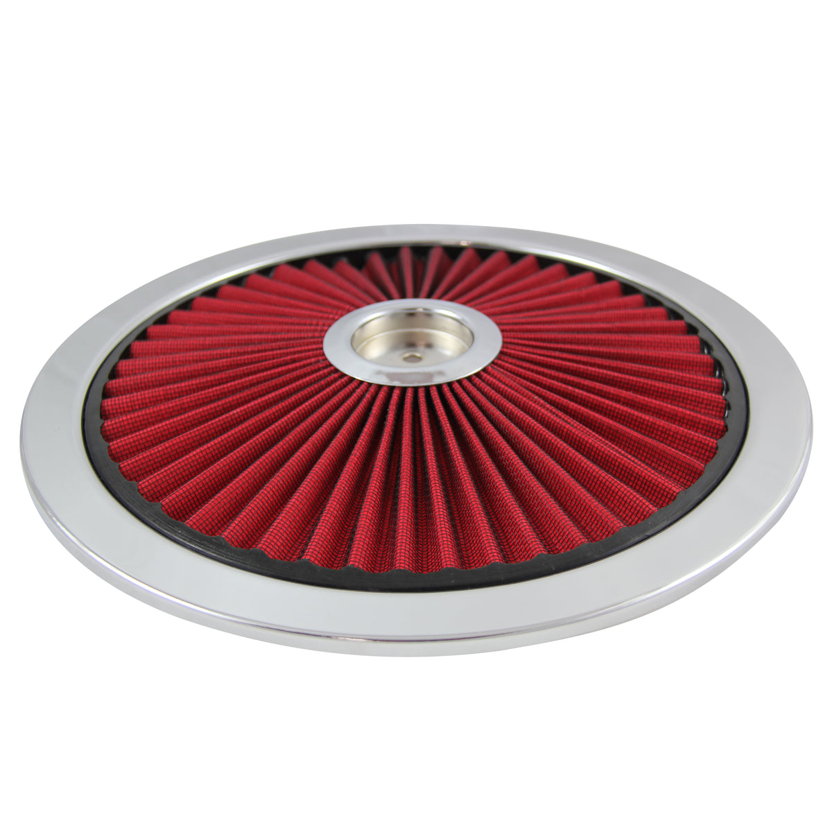 TFI Racing Extraflow Red Element Chrome Air Filter 14" Top Cotton Pleated