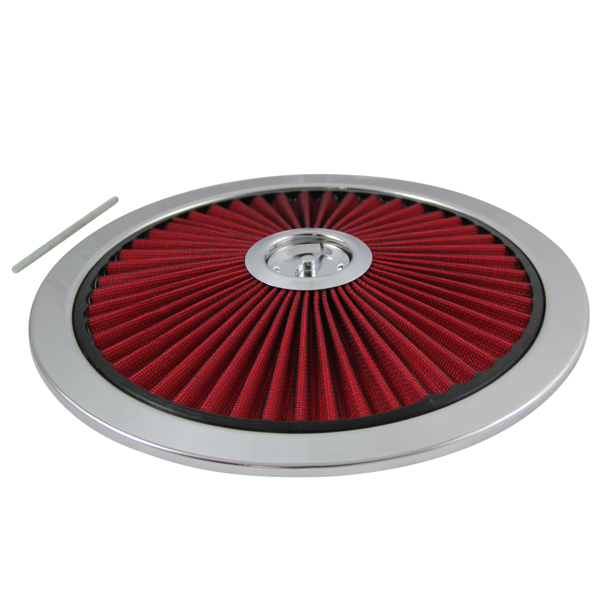 TFI Racing Extraflow Red Element Chrome Air Filter 14" Top Cotton Pleated