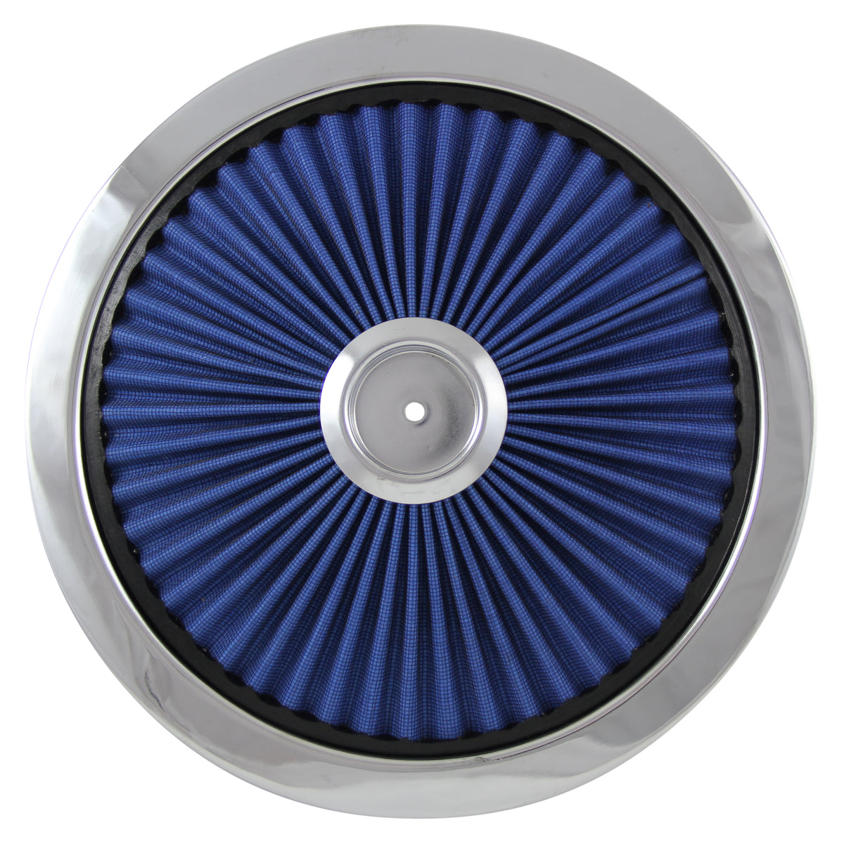 TFI Racing Extraflow Blue Element Chrome Air Filter 14" Top Cotton Pleated