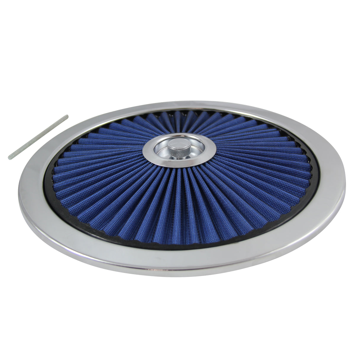 TFI Racing Extraflow Blue Element Chrome Air Filter 14" Top Cotton Pleated