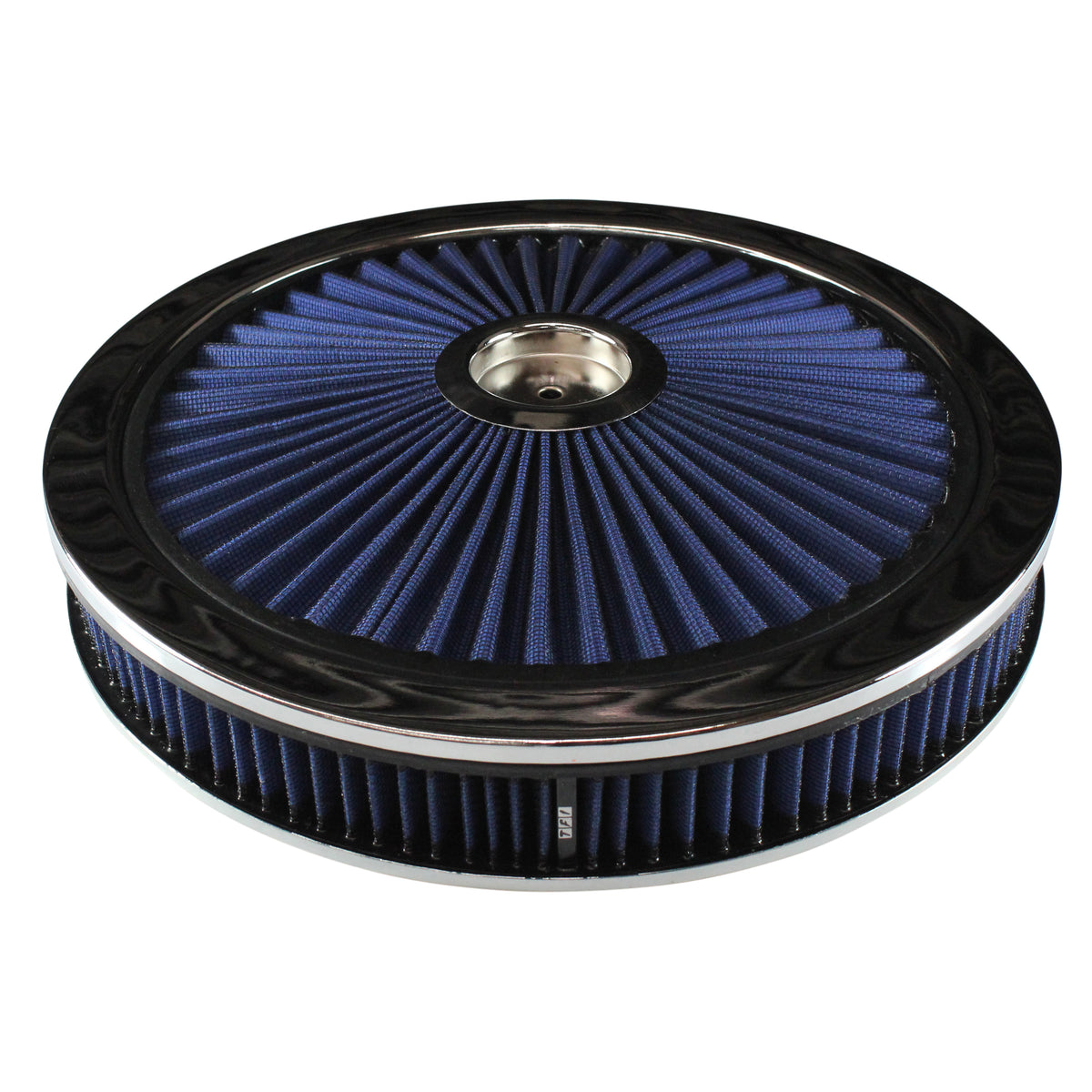 TFI Racing Extraflow Air Filter Cleaner 14" x 2" Holley Edelbrock Recessed Base