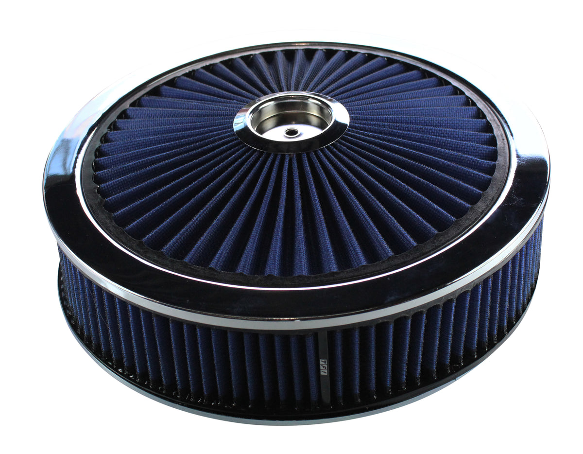 TFI Racing Extraflow Air Filter Cleaner 14" x 3" Holley Holden Quadrajet Base