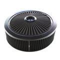 TFI Racing Extraflow All Air Filter Cleaner 14" x 4" Holley Edelbrock Recessed
