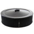 TFI Racing Air Filter Cleaner 14" x 4" Holley Holden Quadrajet Base Washable