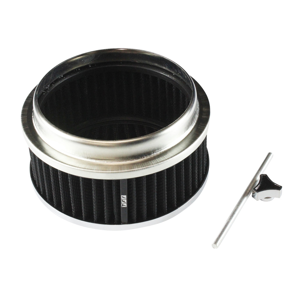 TFI Racing Air Cleaner 6-3/8" Wide x 2-1/2" Tall suit 5-1/8" Holley Carb Elem