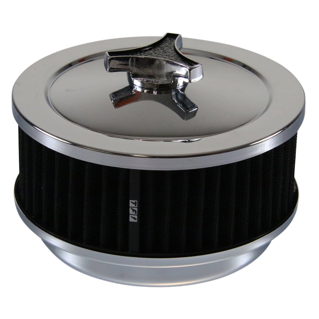 TFI Racing Air Cleaner 6-3/8" Wide x 2-1/2" Tall suit 5-1/8" Holley Carb Elem
