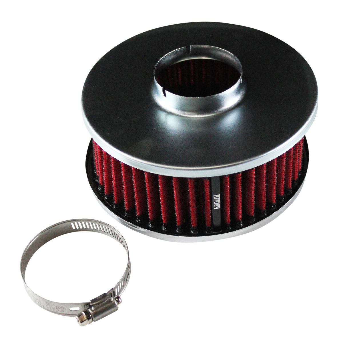 TFI Racing Air Cleaner 6-3/8" Wide x 2-1/2" Tall Suit 2-5/16" Carb Washable Elem