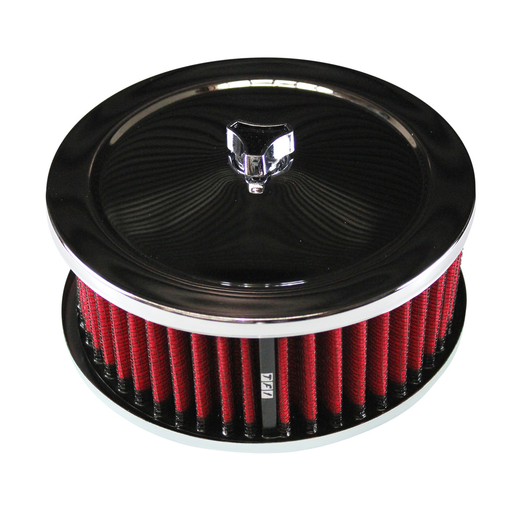 TFI Racing Air Cleaner 6-3/8" Wide x 2-1/2" Tall Suit 2-5/16" Carb Washable Elem