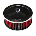 TFI Racing Air Cleaner 6-3/8" Wide x 2-1/2" Tall Suit 2-5/16" Carb Washable Elem