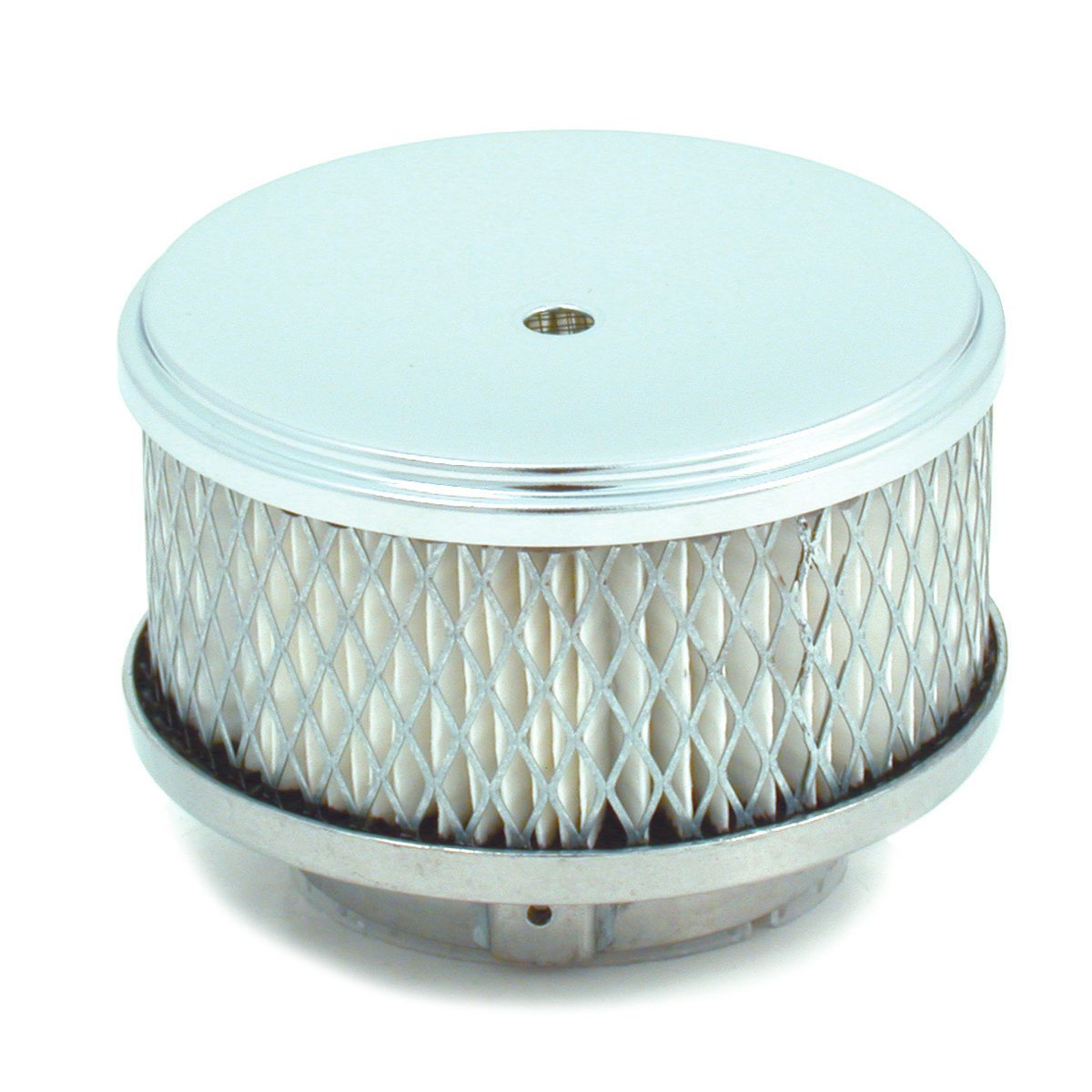 TFI Racing Plain Dish Style Air Cleaner 4" Wide x 2" Tall -2 5/8" & 2-5/16" neck
