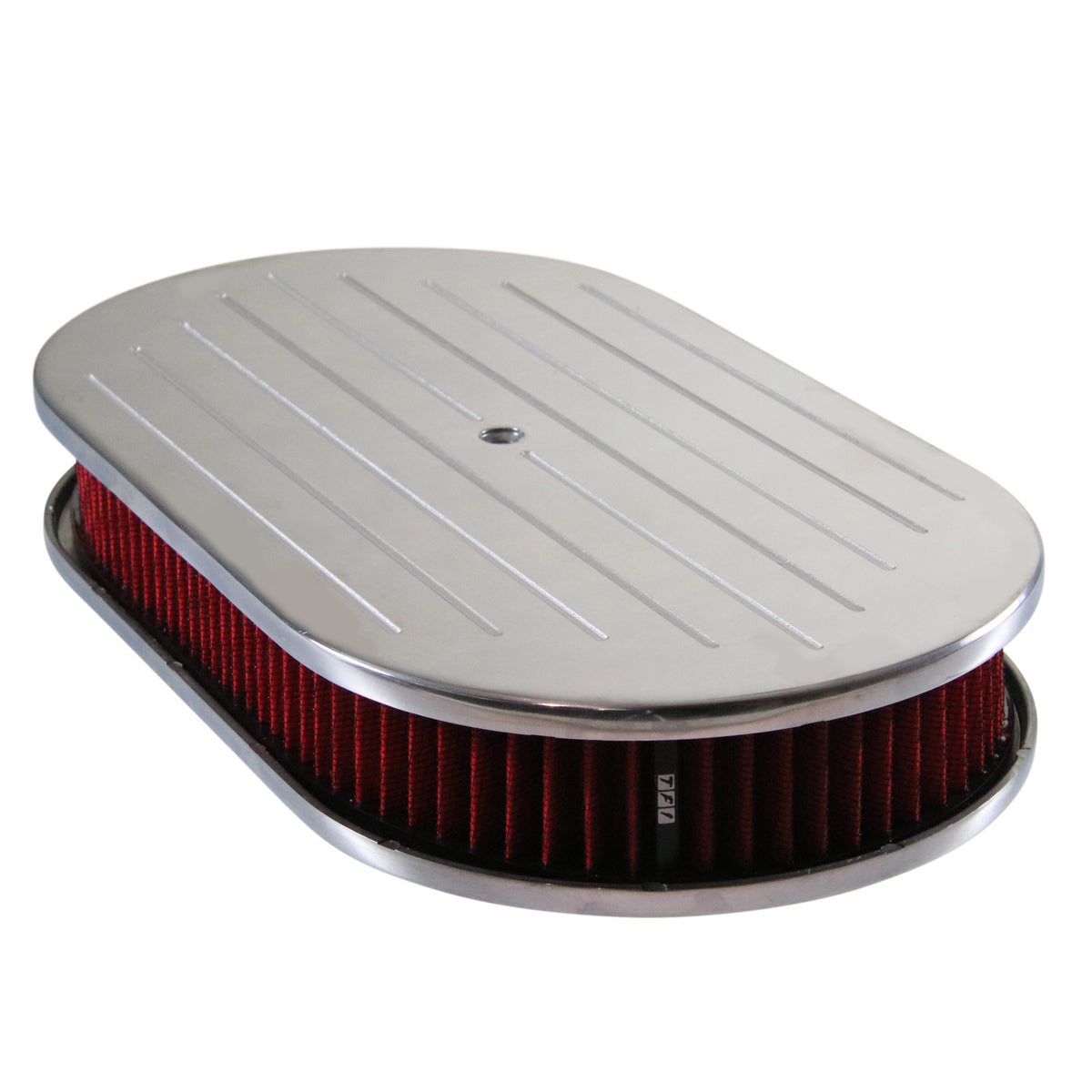 TFI Racing Oval Ball Milled Air Cleaner 15" x 2" Holley Edelbrock Quadrajet