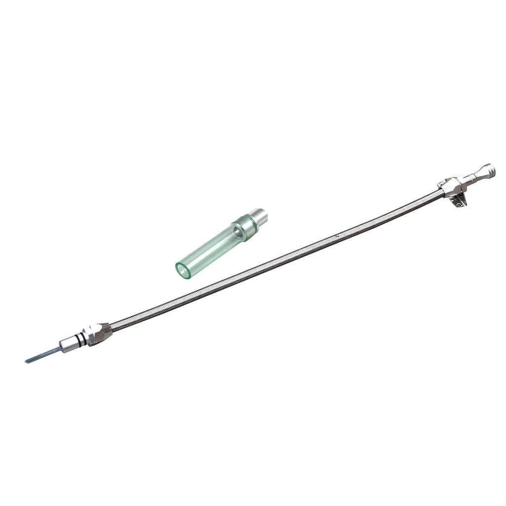 TFI Racing Transmission Dipstick Tube GM Powerglide Firewall Mount Flexible