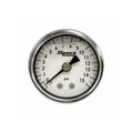 Speco 1-1/2" 15psi Liquid Filled Mechanical Fuel Pressure Gauge - Dial Housing