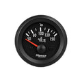 Speco 2" 12V Electric Oil Temperature Gauge - Black Dial Black Bezel
