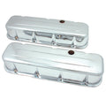 TFI Racing Valve Covers Chrome Chevrolet BB 396-502 Tall Baffled-pr