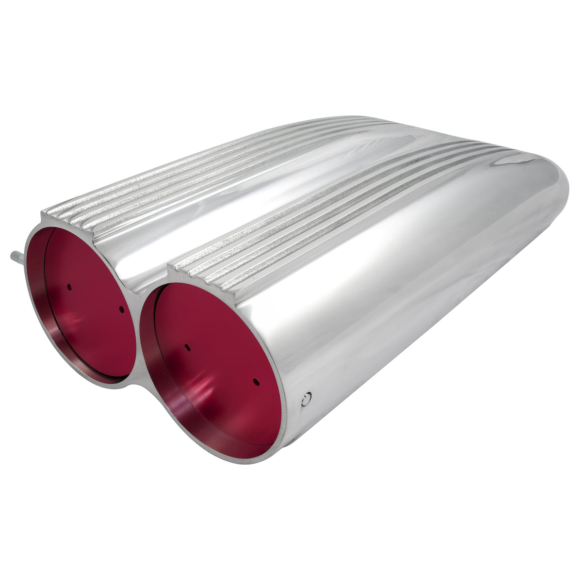 TFI Racing Scoop Shotgun Single/Dual Finned Polished Alloy Hood Scoop 19.5" Long