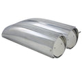 TFI Racing Scoop Shotgun Single/Dual Finned Polished Alloy Hood Scoop 19.5" Long