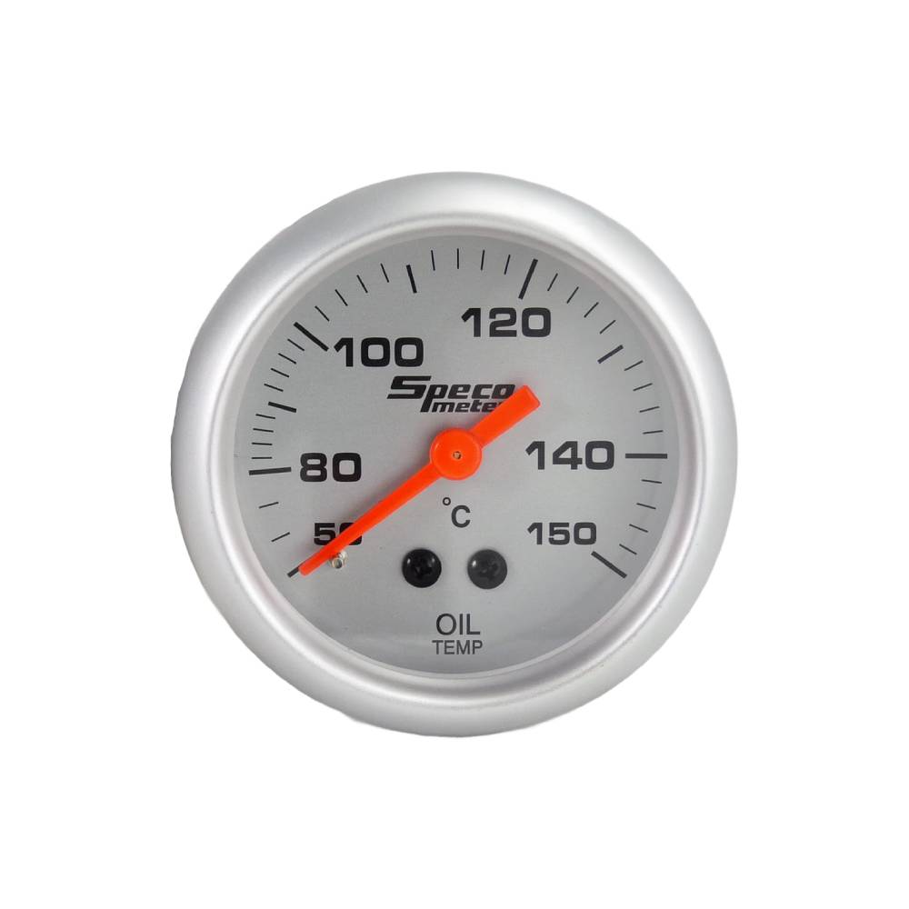 Speco 2" Mechanical 50-150ºC Oil Temperature Gauge with Sender - Dial Bezel