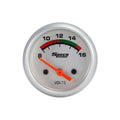 Speco 2" 8-16 Volt Voltmeter Gauge - Silver Dial Silver Bezel