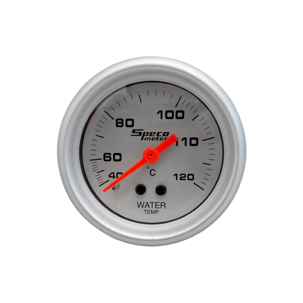 Speco 2" Mechanical 40-120ºC Water Temperature Gauge with 6' Sender & Adaptors