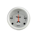 Speco 2" 60-0-60 Amps Ammeter Gauge - Silver dial Silver Bezel
