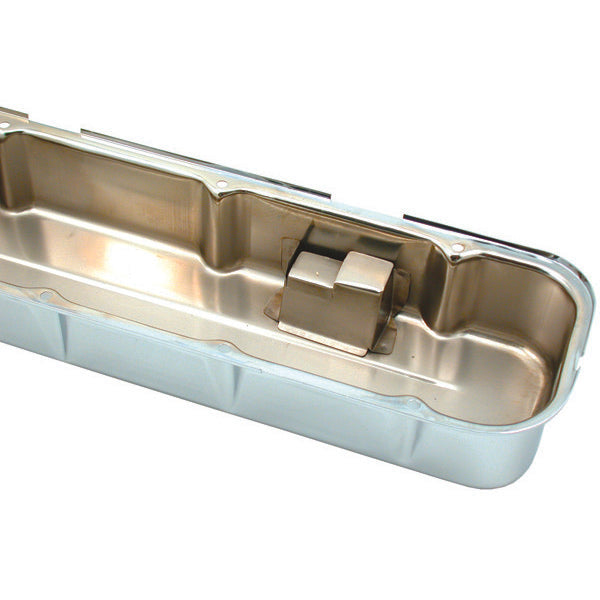 TFI Racing Valve Covers Chrome Chevrolet BB 396-502 Low Baffled-pr