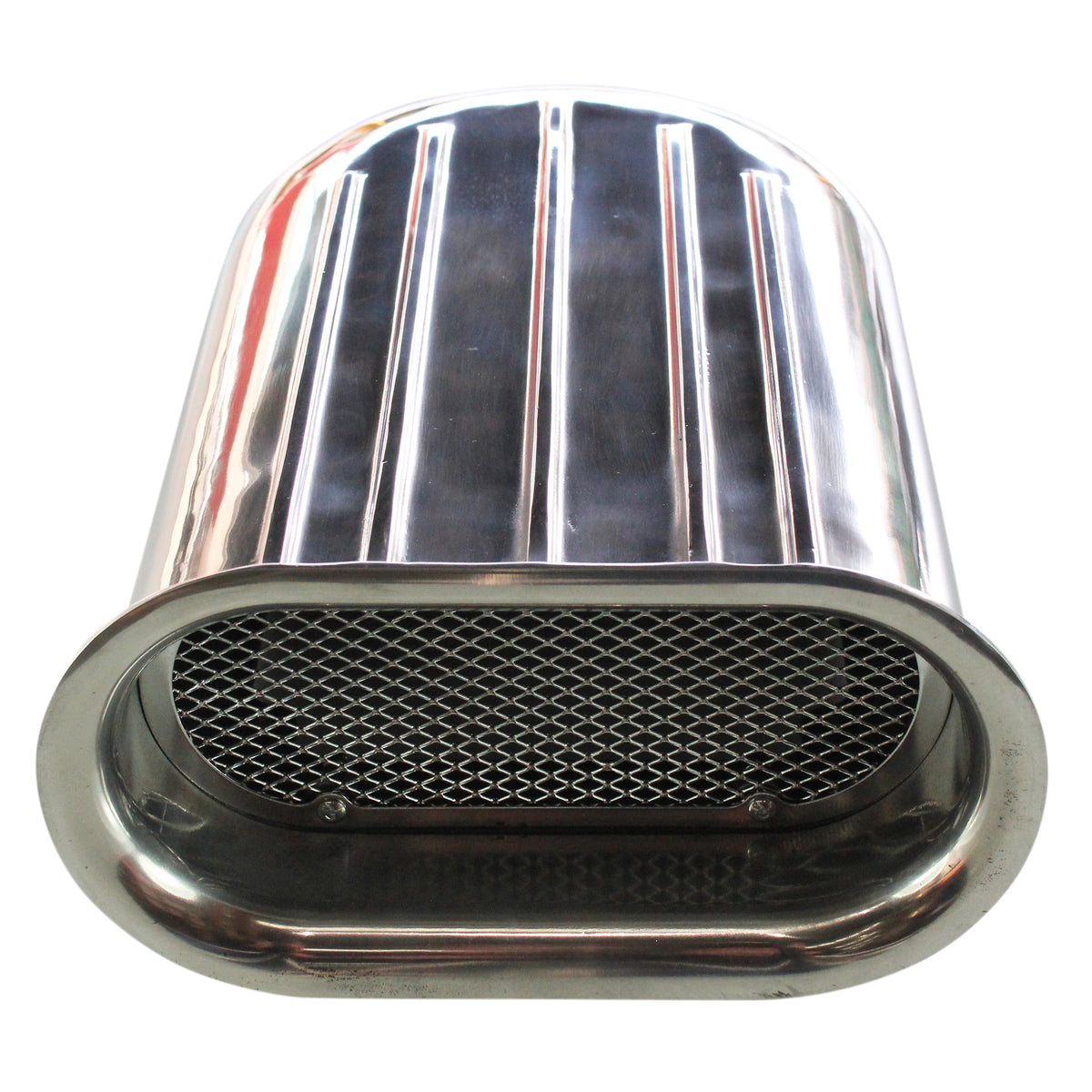 TFI Racing Scoop Short (Hilborn Style) Polished 5 Finned Alloy 13-1/2" Long
