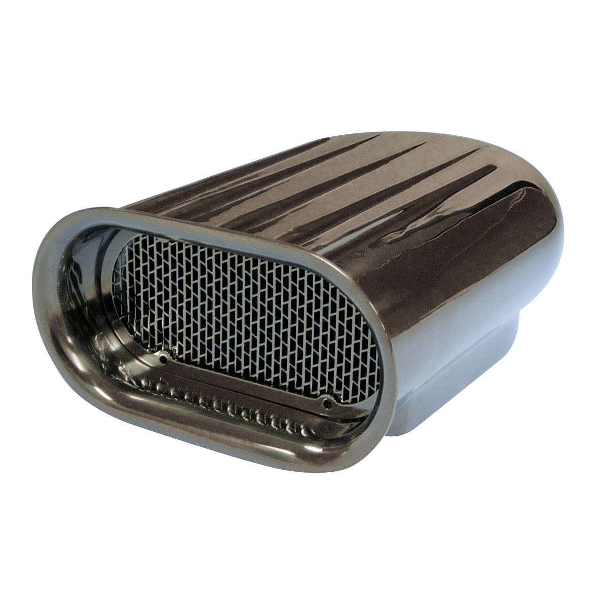 TFI Racing Scoop Short (Hilborn Style) Polished 5 Finned Alloy 13-1/2" Long