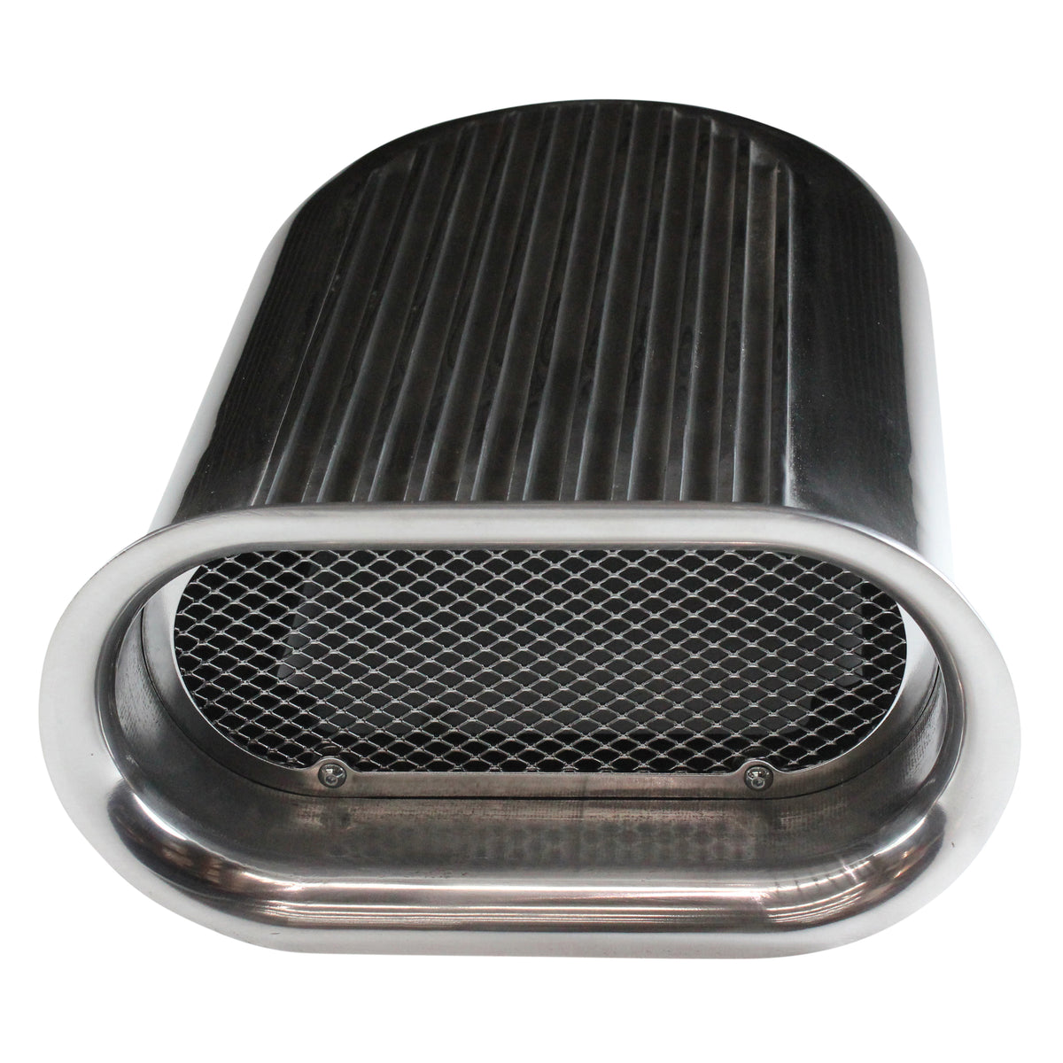 TFI Racing Scoop Short (Hilborn Style) Polished Full Finned Alloy 13-1/2" Long