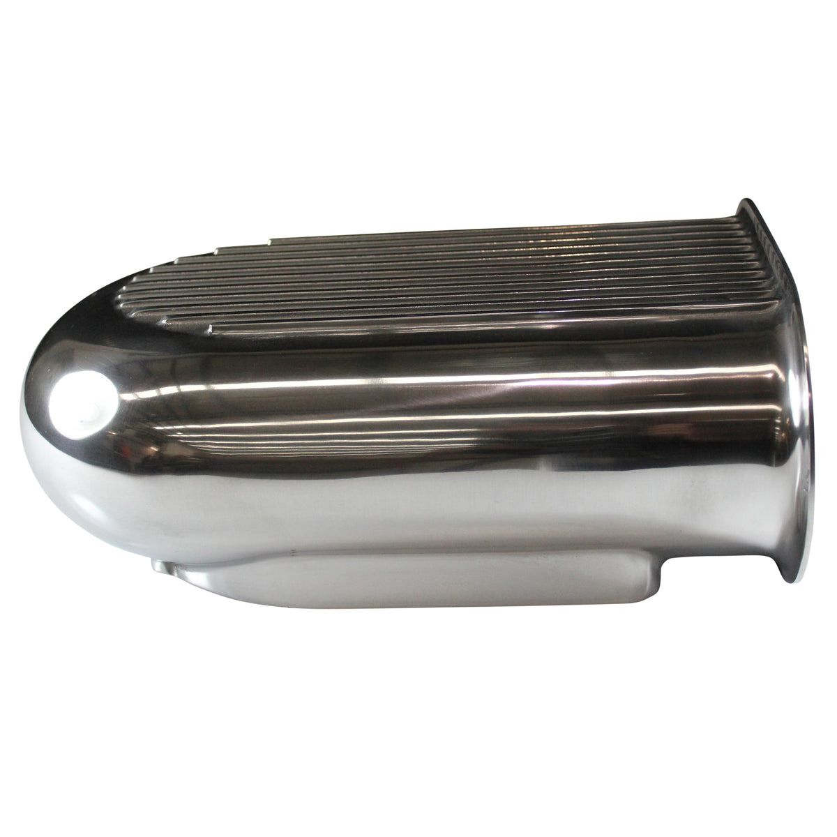 TFI Racing Scoop Short (Hilborn Style) Polished Full Finned Alloy 13-1/2" Long