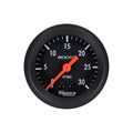 Speco 2" Mechanical 30 PSI Boose Gauge - Black Dial Black Bezel
