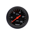 Speco 2" Mechanical 100 PSI Oil Pressure Gauge - Black Dial Black Bezel