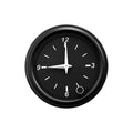 Speco 2" 12V Electric Analogue Clock No Logo - Black Dial Black Bezel