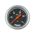 Speco 2-5/8" Mechanical 100 PSI Oil Pressure Gauge with 12' Sender- Dial Bezel