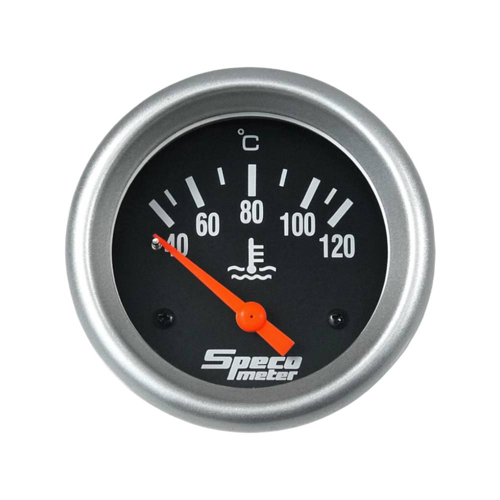 Speco 2-5/8" 12V Electric 40-120ºC Water Temperature Gauge with Sender - Dial