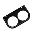 Speco 2" Double Gauge Mounting Panel - Black